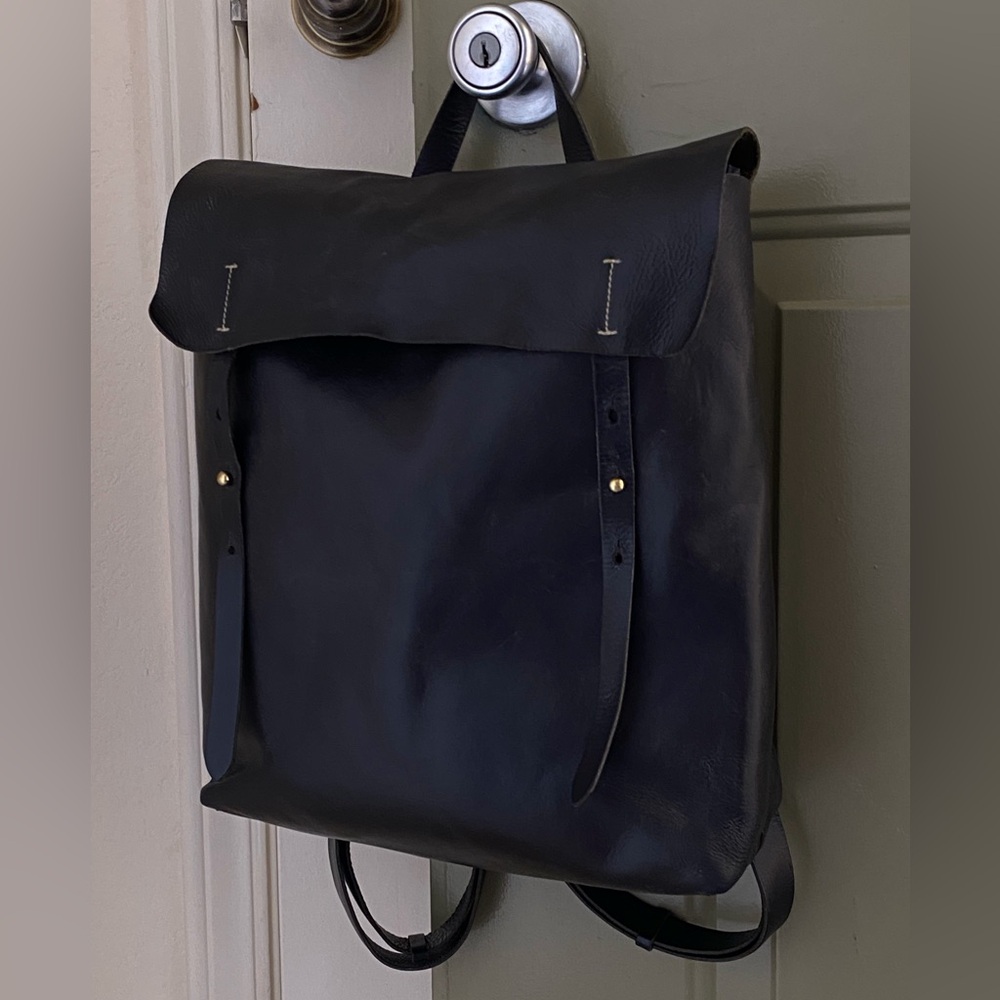 Eileen Fisher Leather Backpack.